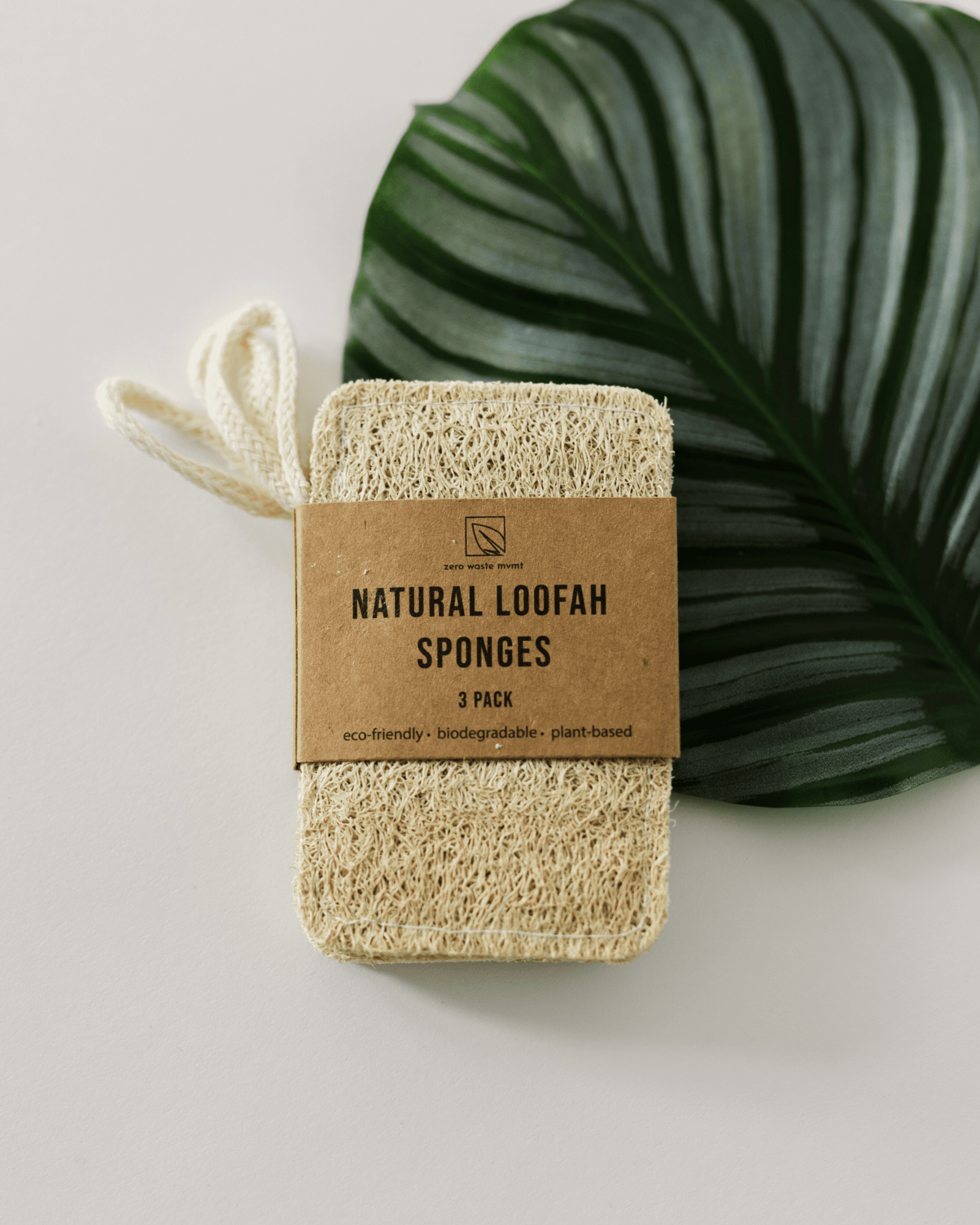 Éponge Loofah Naturelle – Paquet de 3 | Exfoliant Végétal Biodégradable