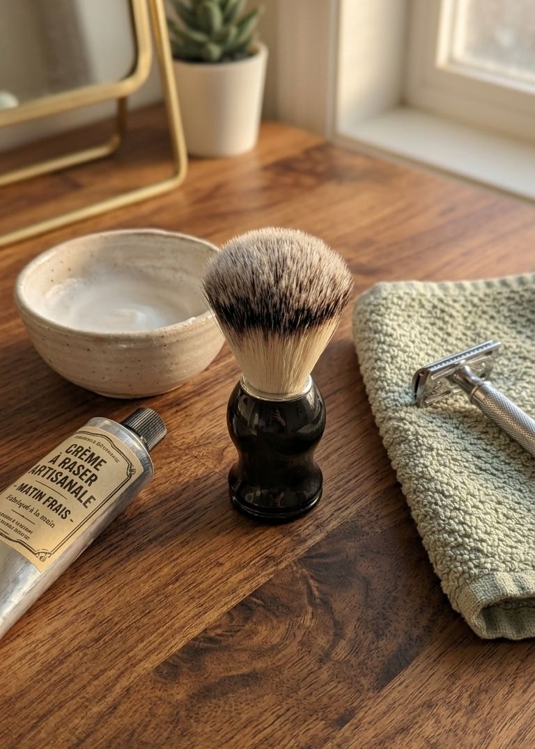 Blaireau de rasage, Les Soins Du Barbu
