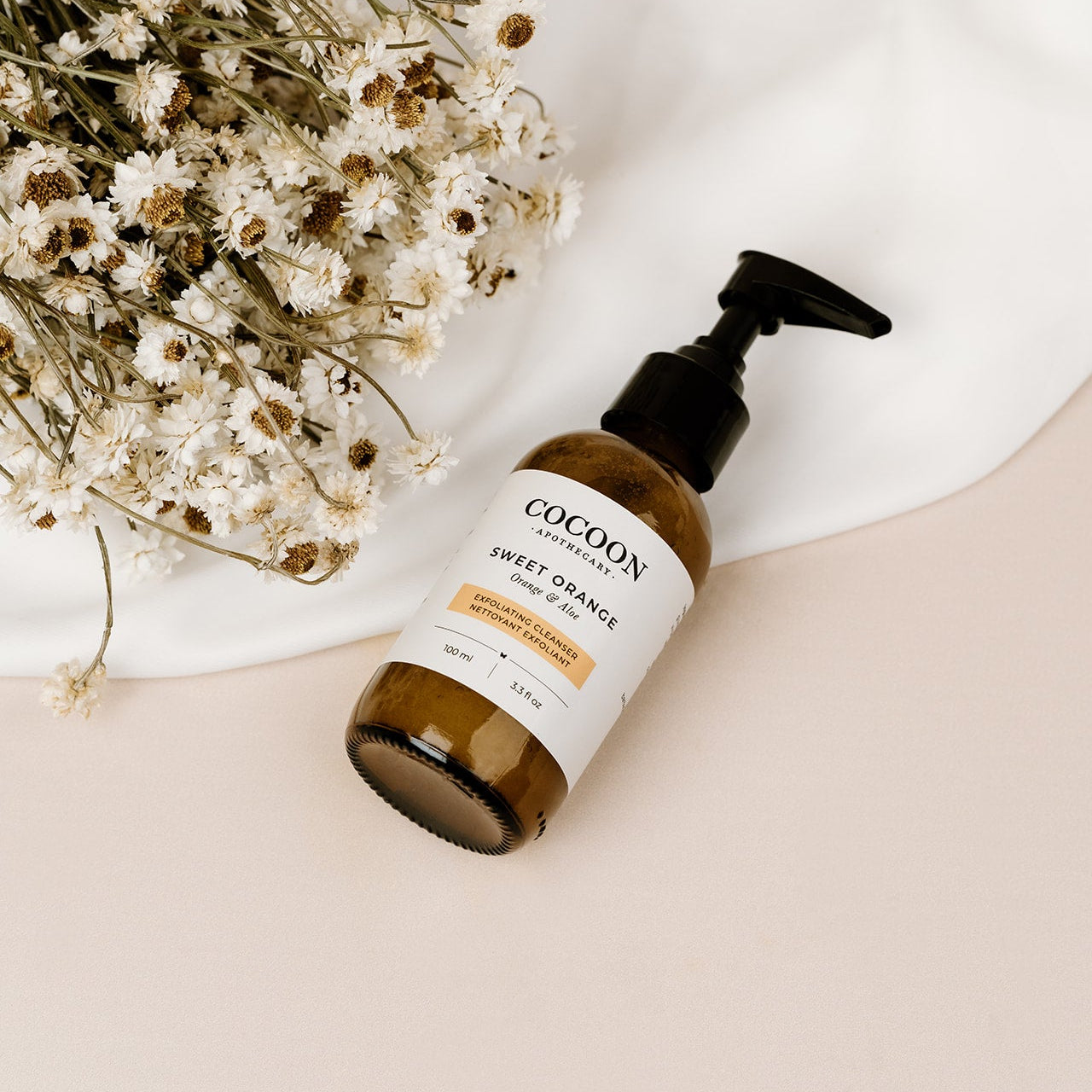 Gel Nettoyant Exfoliant Biodegradable Orange Douce – Éclat et Pureté