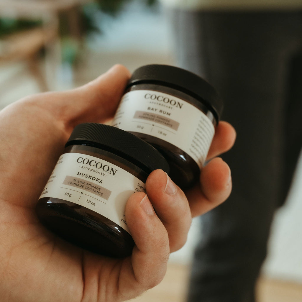Pommade Coiffante Bay Rum – Tenue Naturelle & Nutrition Profonde
