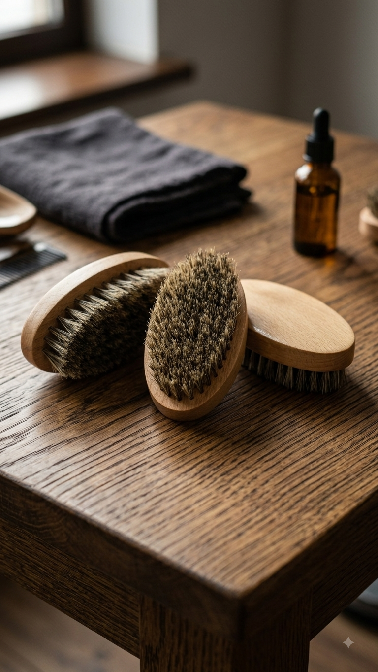 Kit d'Entretien Complet pour Barbe et Moustache.