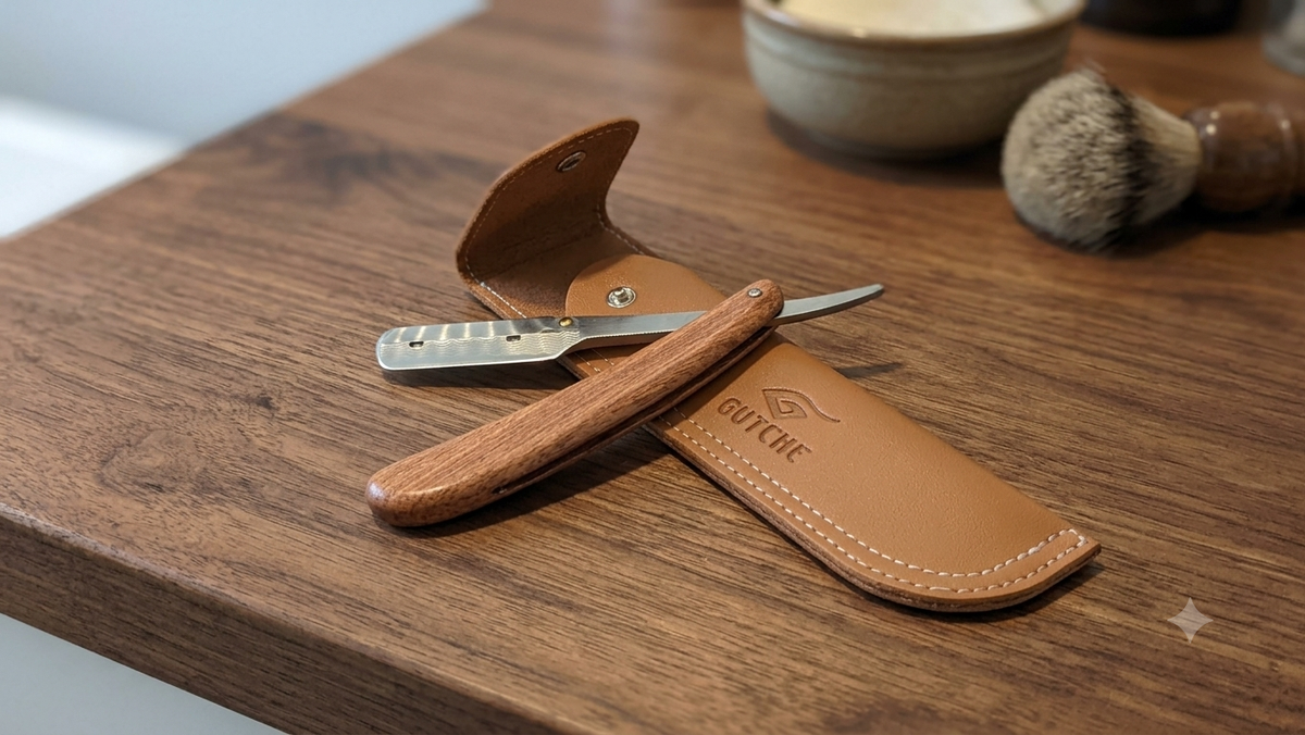 Rasoir à une lame Shavette – Coffret de rasage traditionnel