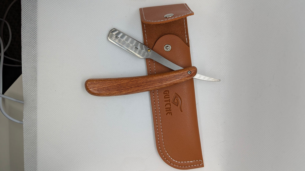 Rasoir à une lame Shavette – Coffret de rasage traditionnel