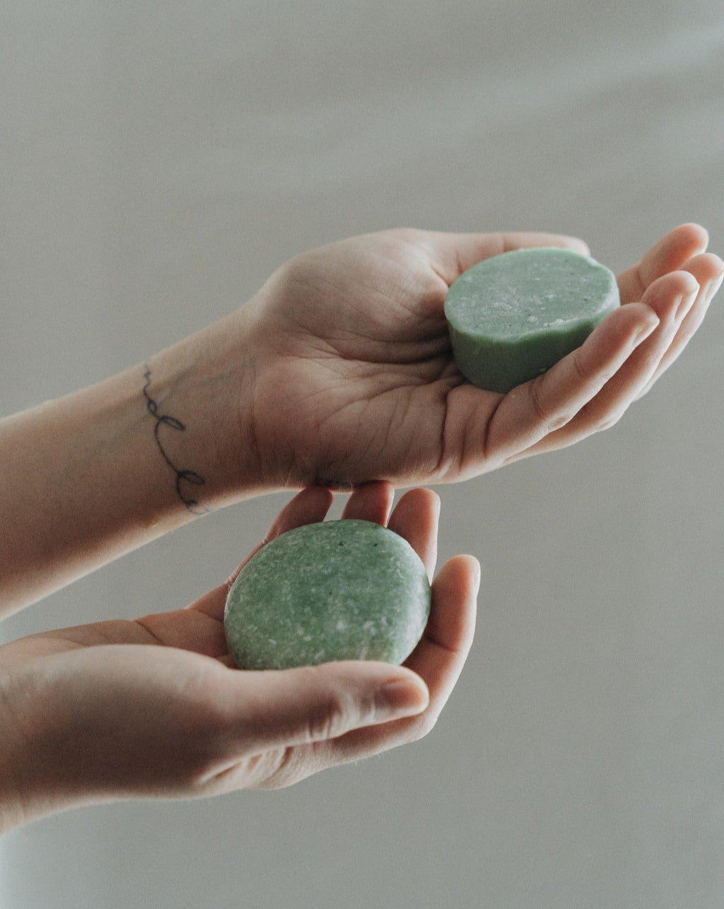 Shampoing solide Menthe poivrée + Eucalyptus