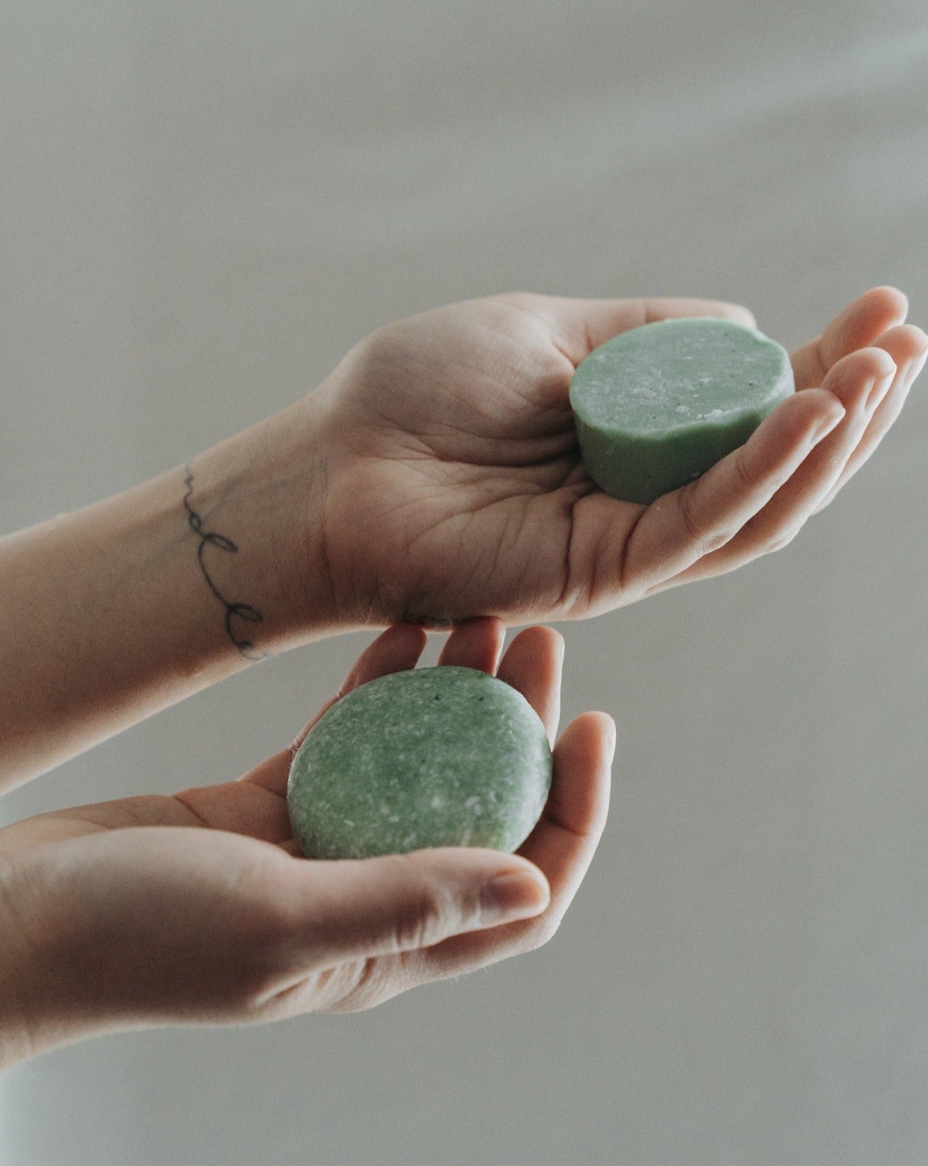 Shampoing solide Menthe poivrée + Eucalyptus