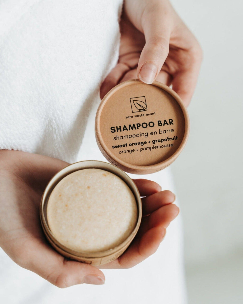 Shampoing solide Orange douce + Pamplemousse